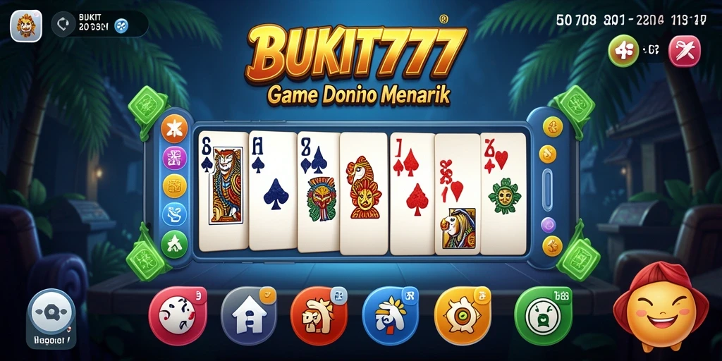 Gameplay Domino BUKIT777 yang menarik dan interaktif.