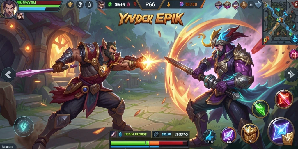 Gameplay intens FW66 dengan aksi MOBA yang menegangkan.