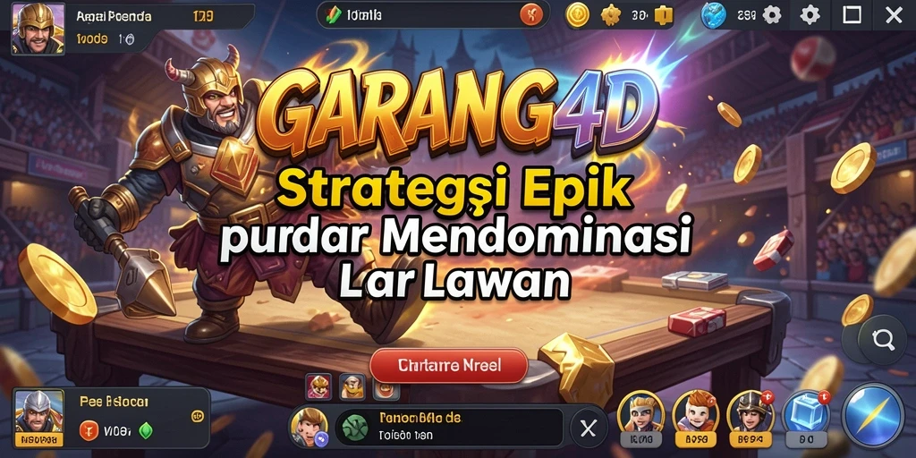 Tangkapan layar gameplay GARANG4D yang menampilkan aksi strategi intens.