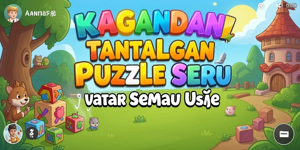 Tampilan gameplay seru KAGANDAN saat mengatasi tantangan puzzle.