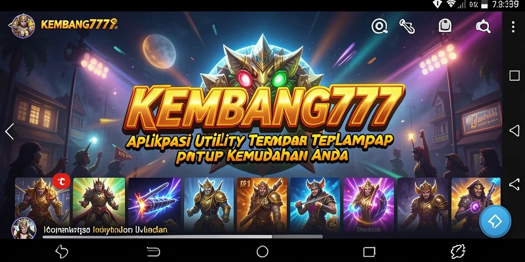 Tampilan antarmuka KEMBANG777 yang intuitif dan menarik.