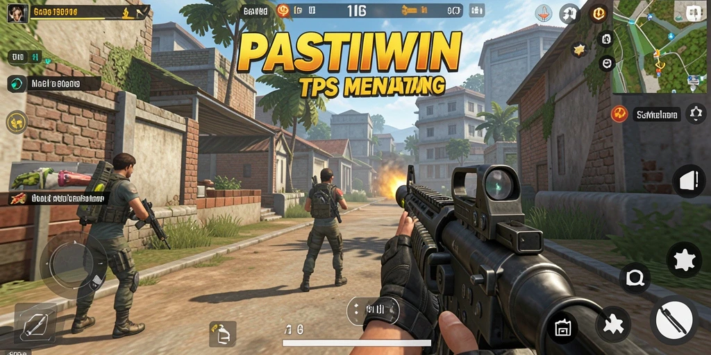 Tampilan gameplay PASTIWIN yang mendebarkan dan penuh aksi.