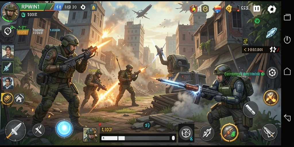 Tangkapan layar utama menunjukkan gameplay mendebarkan dari RPWIN1.