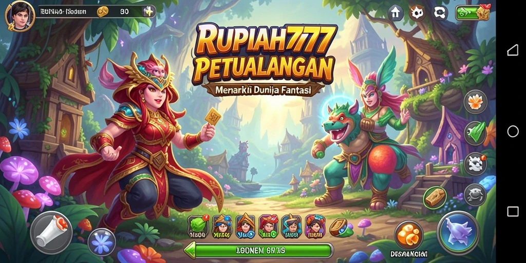 Gameplay RUPIAH777 menampilkan petualangan seru di dunia fantastis.