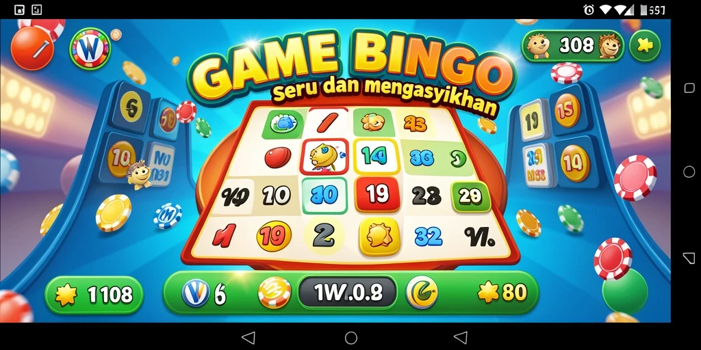 Gameplay seru VW108 dengan berbagai pilihan Bingo.