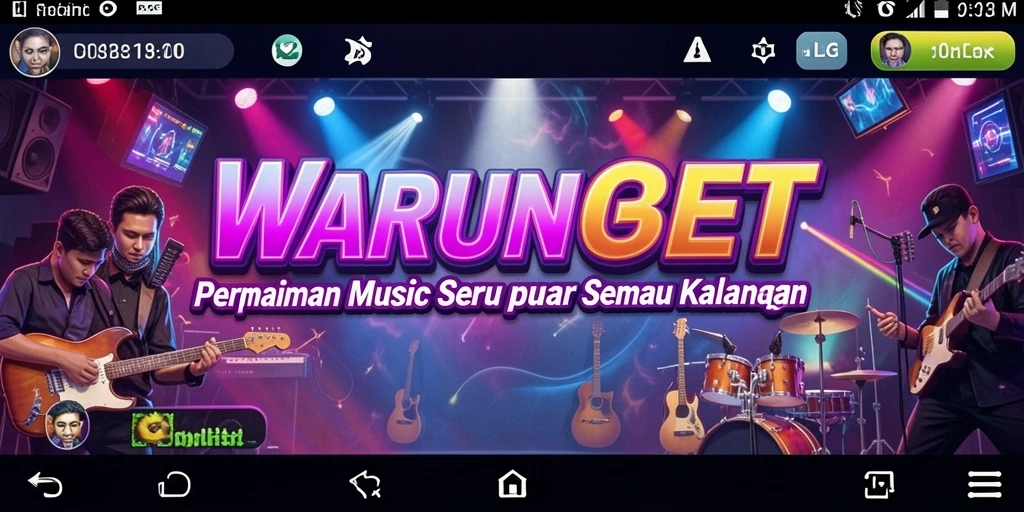 Tampilan screenshot dari gameplay <strong>WARUNGBET</strong> yang menampilkan tantangan musik menarik.